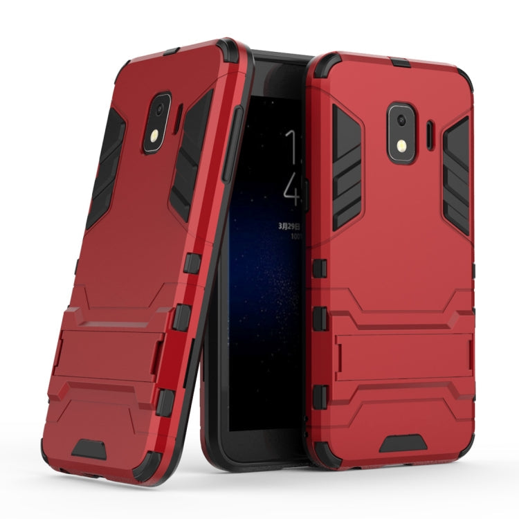 Shockproof PC + TPU Case for Galaxy J2 Core, with Holder, Galaxy J2 Core, For Samsung Galaxy J2 Core