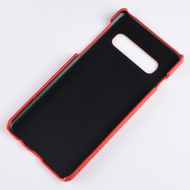 Shockproof Crocodile Texture PC + PU Case for Galaxy S10, For Galaxy S10
