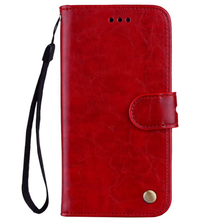 Business Style Oil Wax Texture Horizontal Flip Leather Case for Galaxy A6 Plus (2018), with Holder & Card Slots & Wallet, For Galaxy A6 Plus (2018)