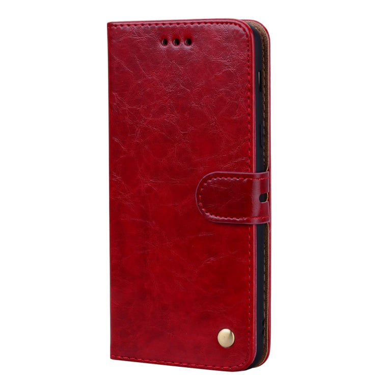 Business Style Oil Wax Texture Horizontal Flip Leather Case for Galaxy A6 Plus (2018), with Holder & Card Slots & Wallet, For Galaxy A6 Plus (2018)