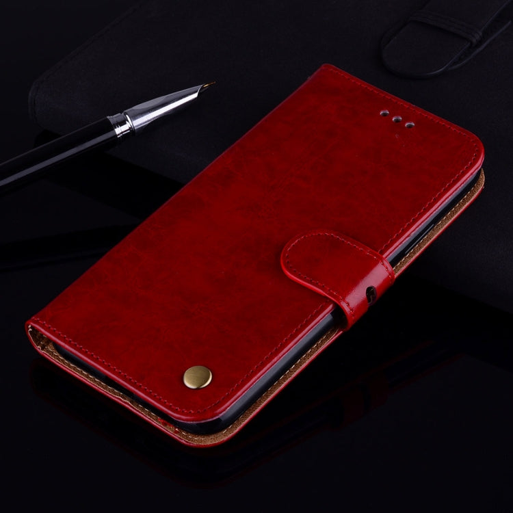 Business Style Oil Wax Texture Horizontal Flip Leather Case for Galaxy A6 Plus (2018), with Holder & Card Slots & Wallet, For Galaxy A6 Plus (2018)