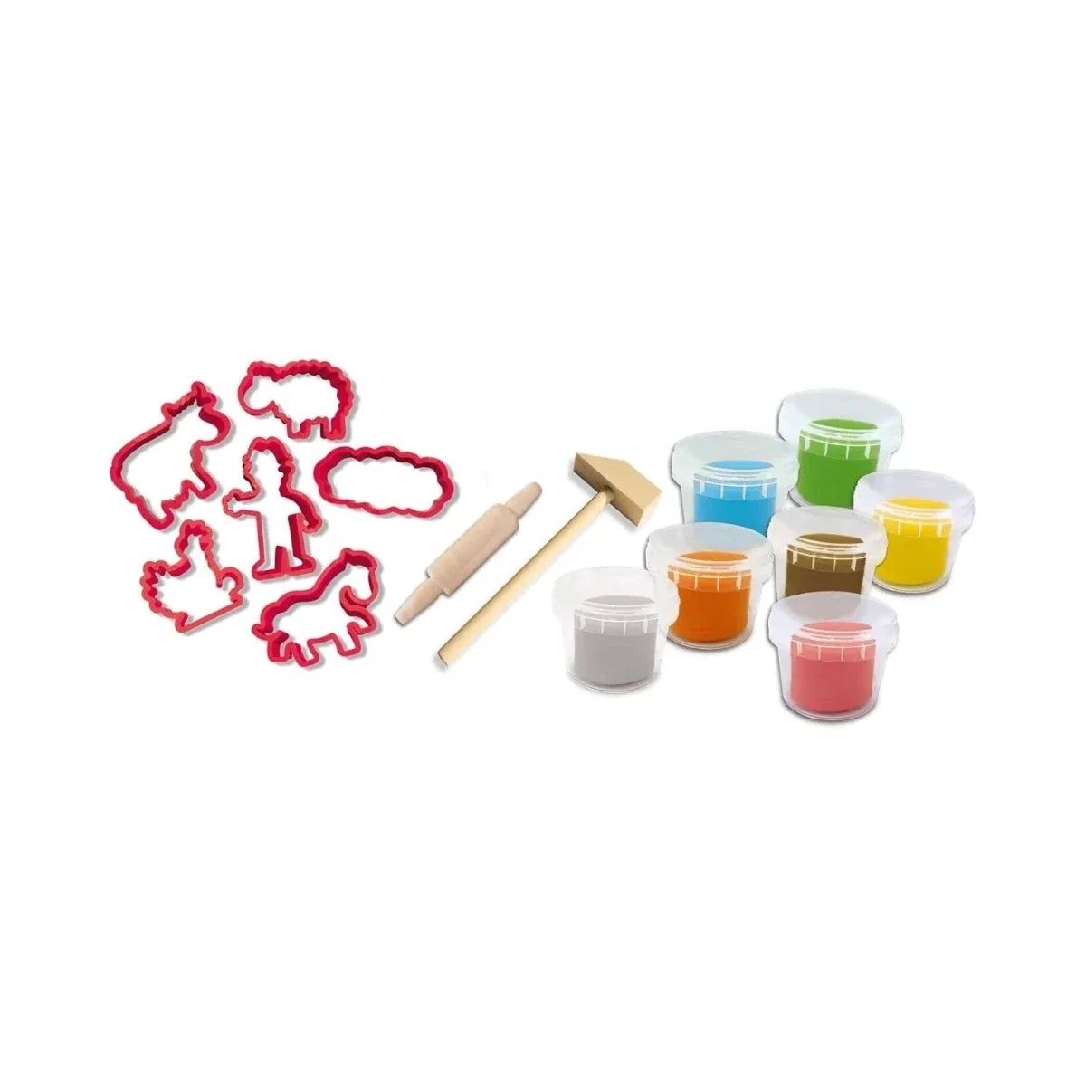 SES Creative My First Dough Mega Set with Tools 7x90g