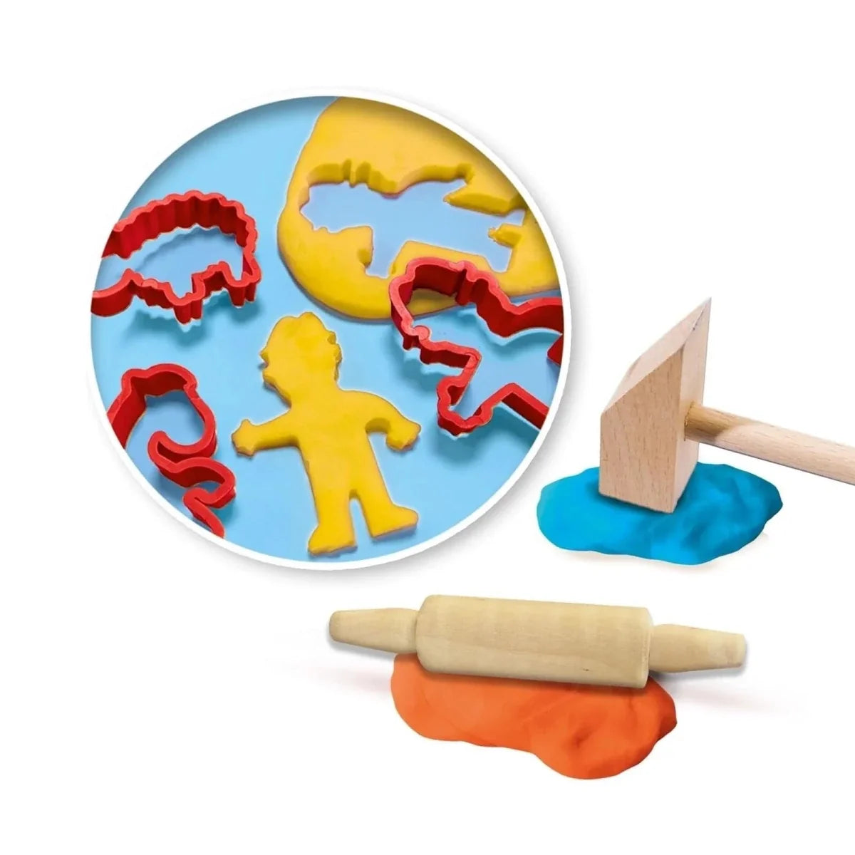 SES Creative My First Dough Mega Set with Tools 7x90g