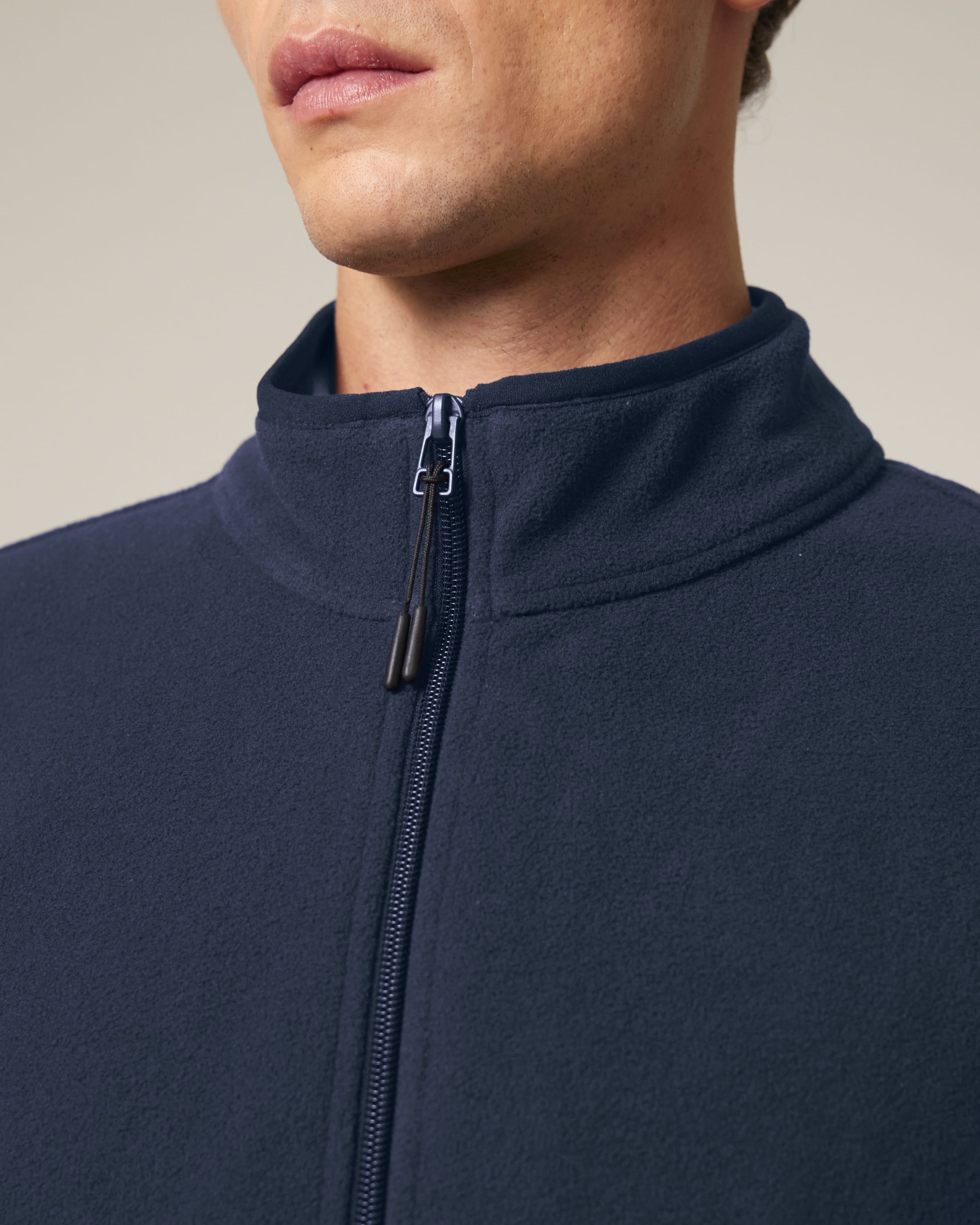 Recycled Polyester Fleece Jacket: Mens