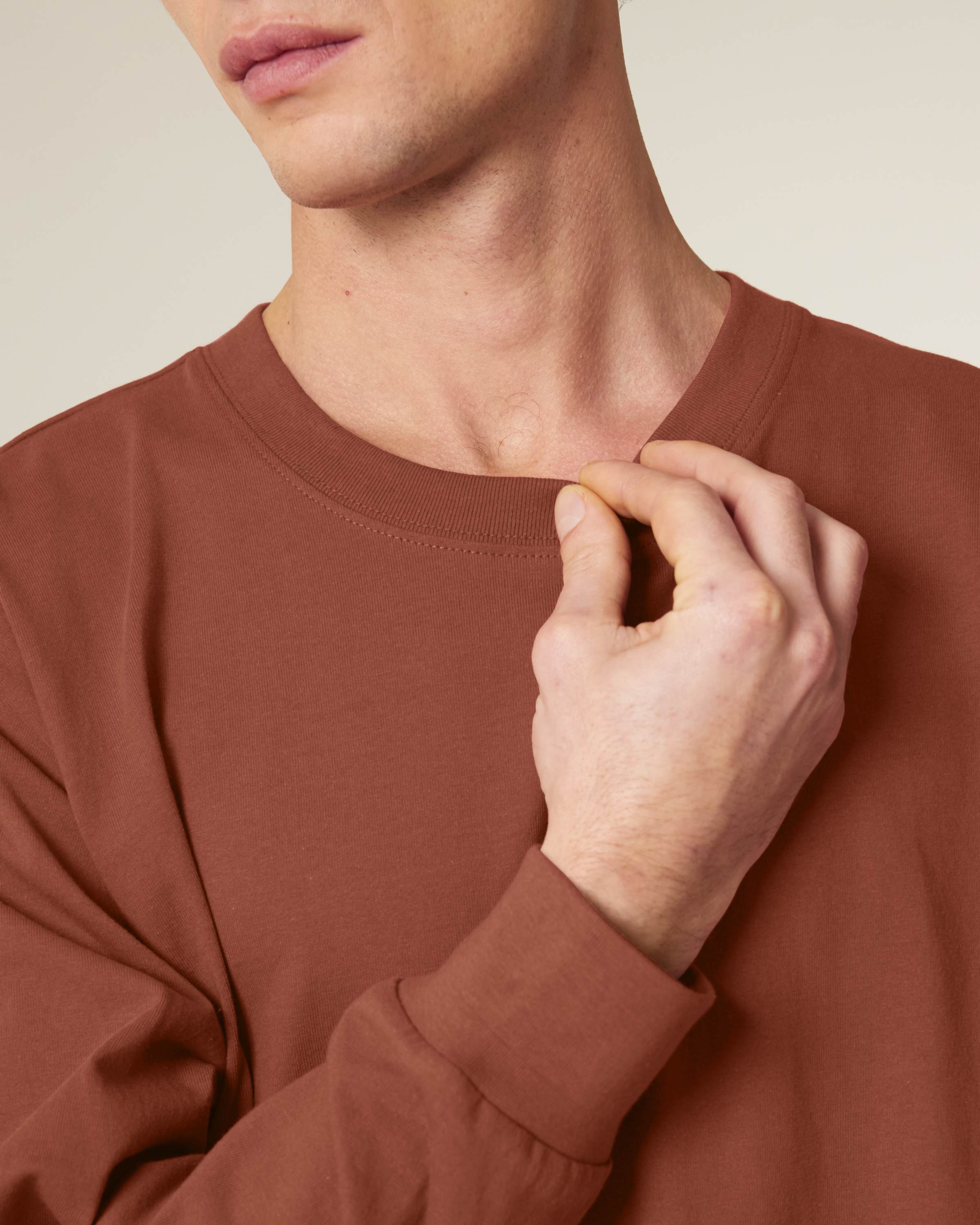 Organic Heavyweight Relaxed Long Sleeve T-shirt: Unisex