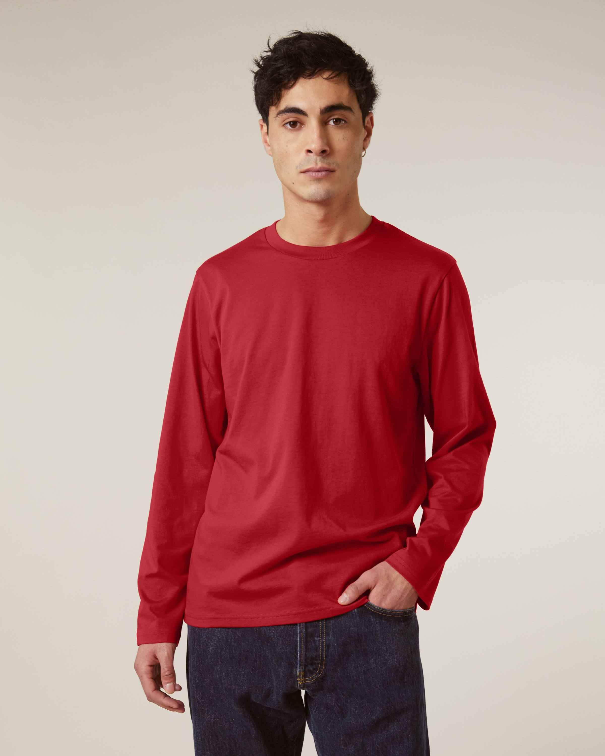 Organic Colours Long Sleeve T-shirt: Mens