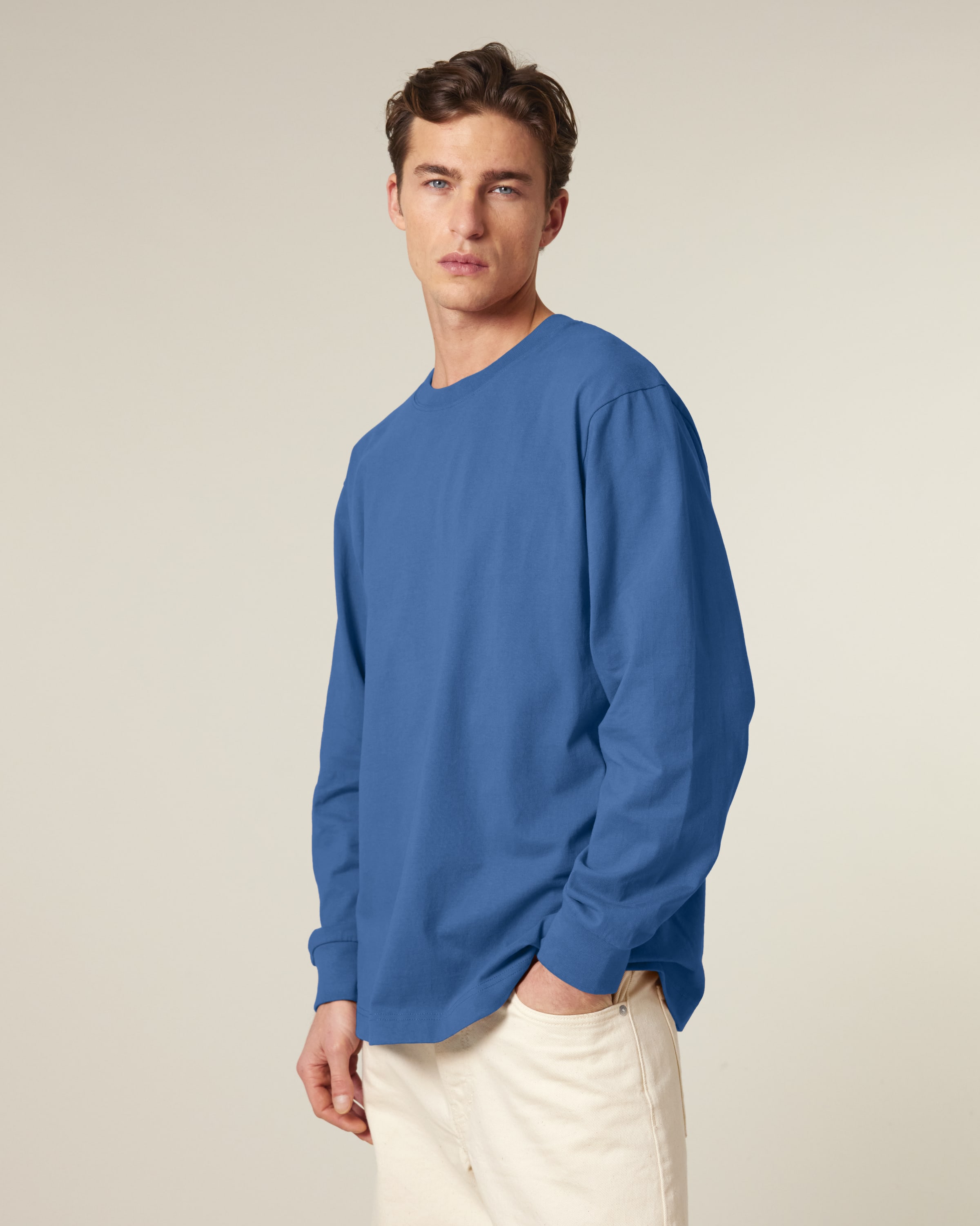 Organic Heavyweight Relaxed Long Sleeve T-shirt: Unisex