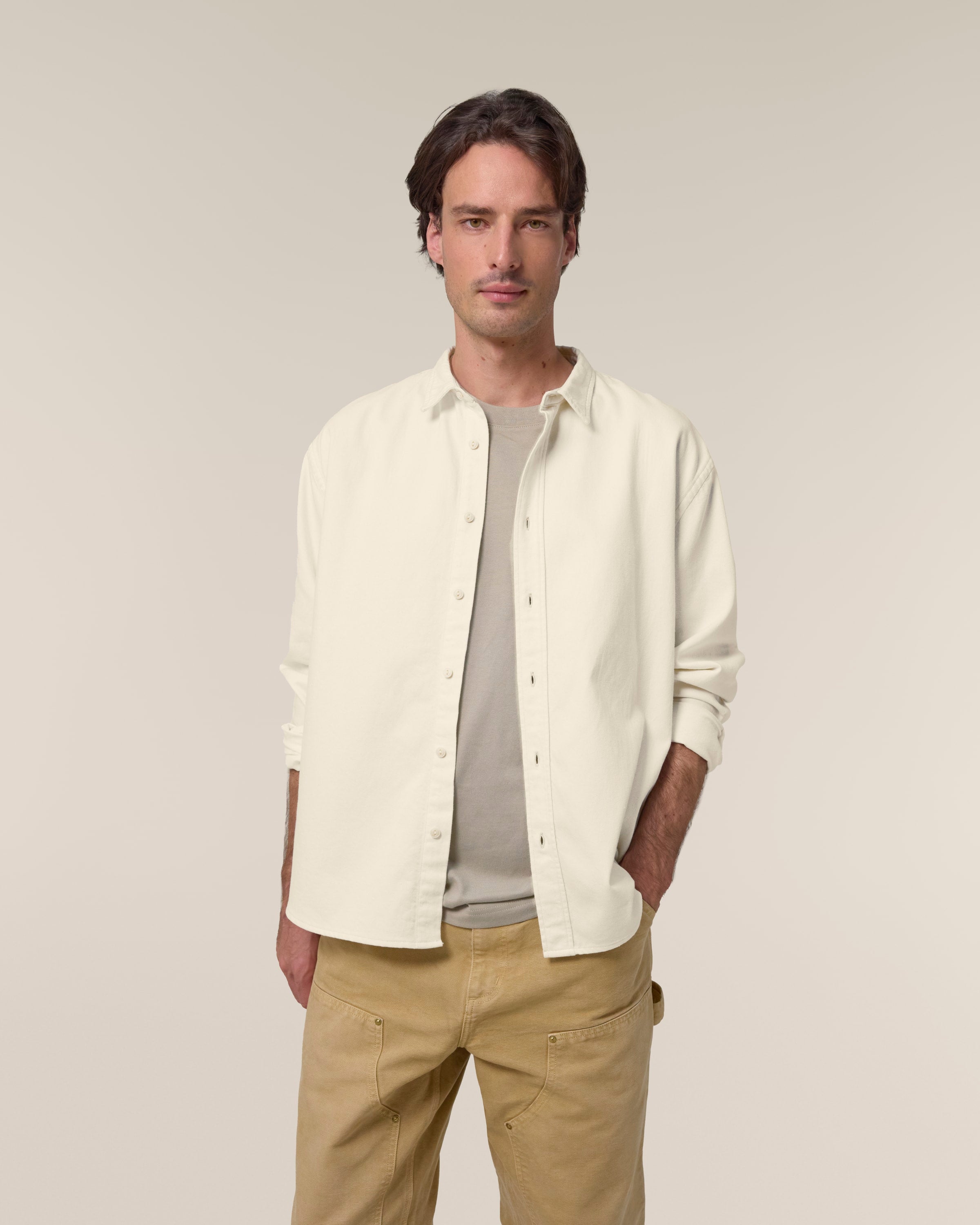 Organic Cotton Heavy Relaxed Shirt: Unisex