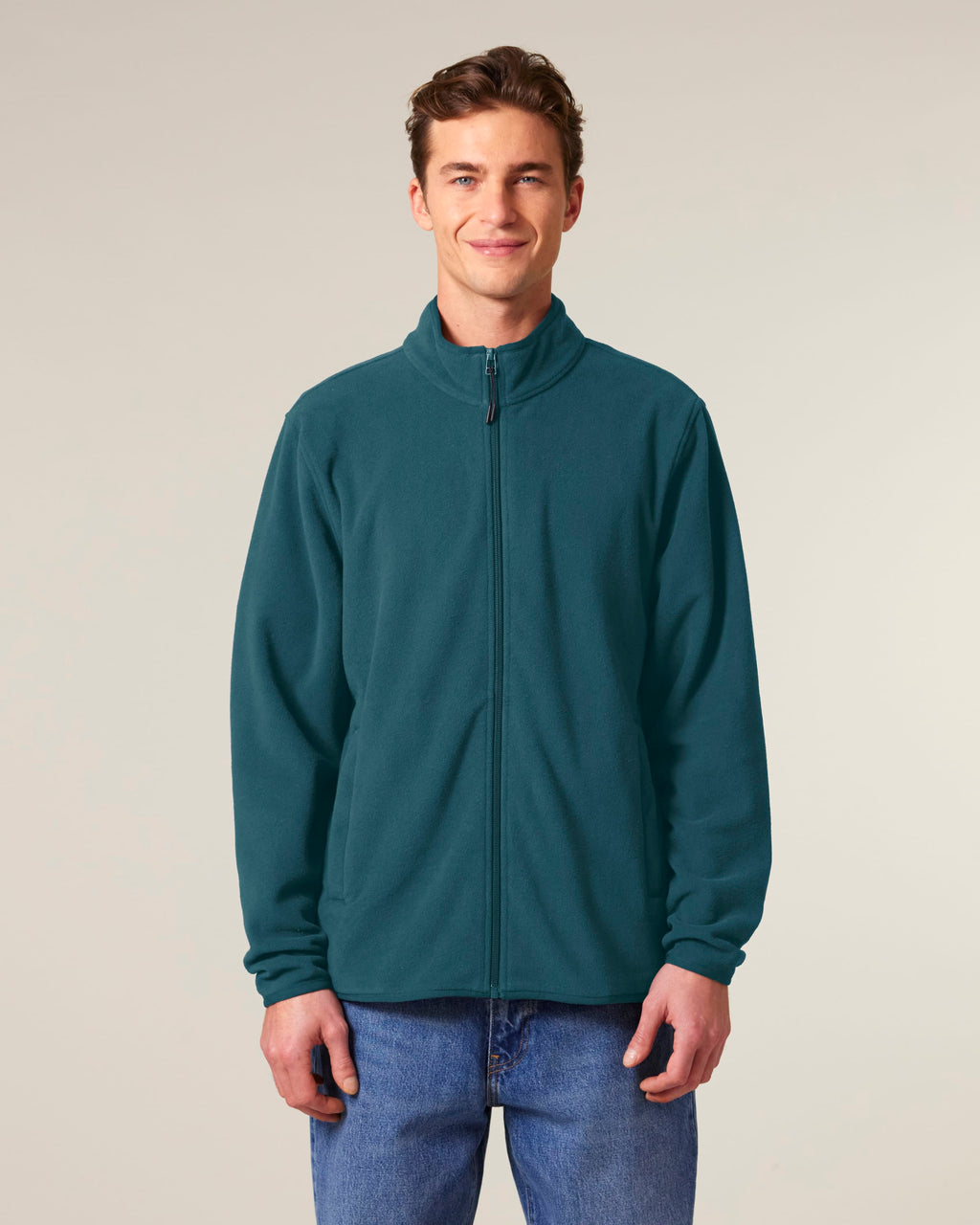 Recycled Polyester Fleece Jacket: Mens