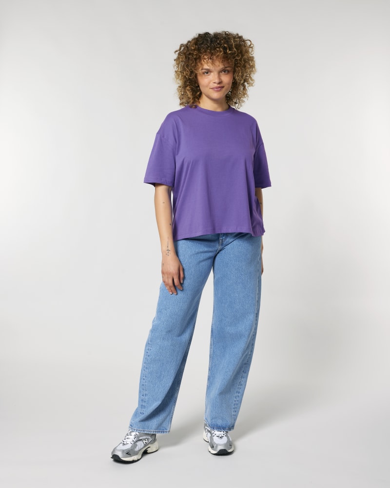 Organic Colours Boxy T-shirt: Womens