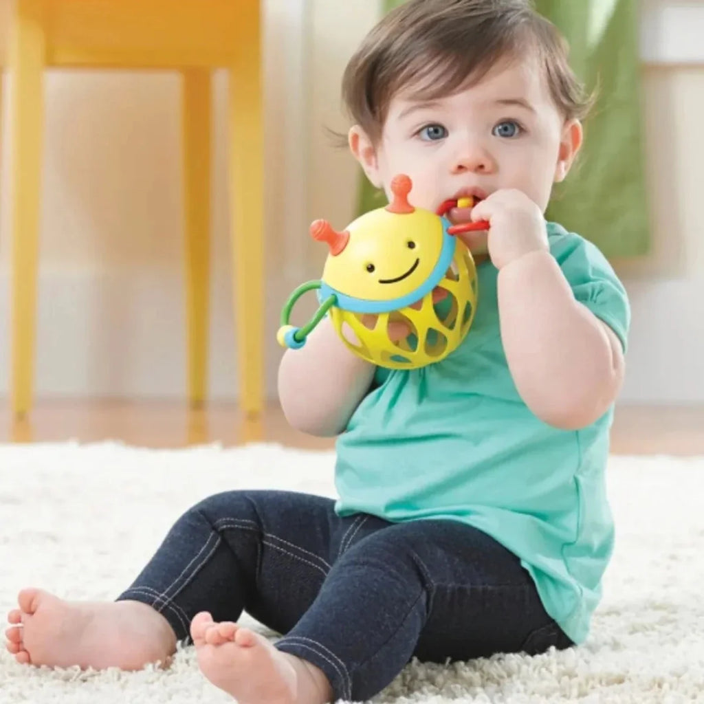 Skip Hop Explore & More Roll Around Rattle Bee Baby Toy