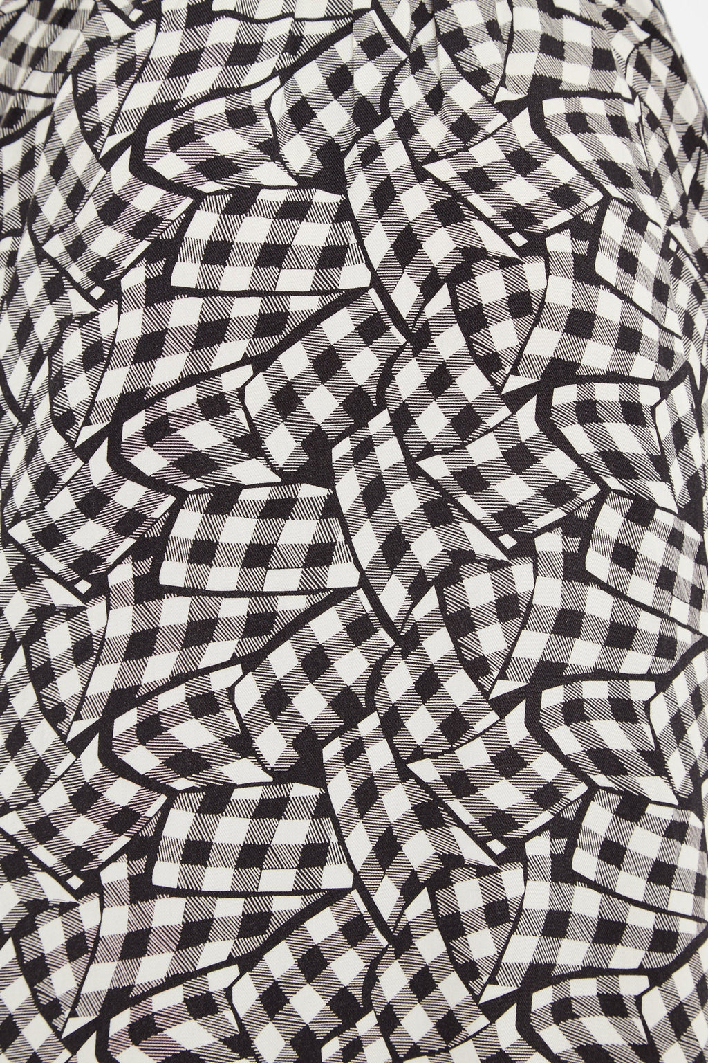Louche Shauna Gingham Twist Print Short Sleeve Shirtdress