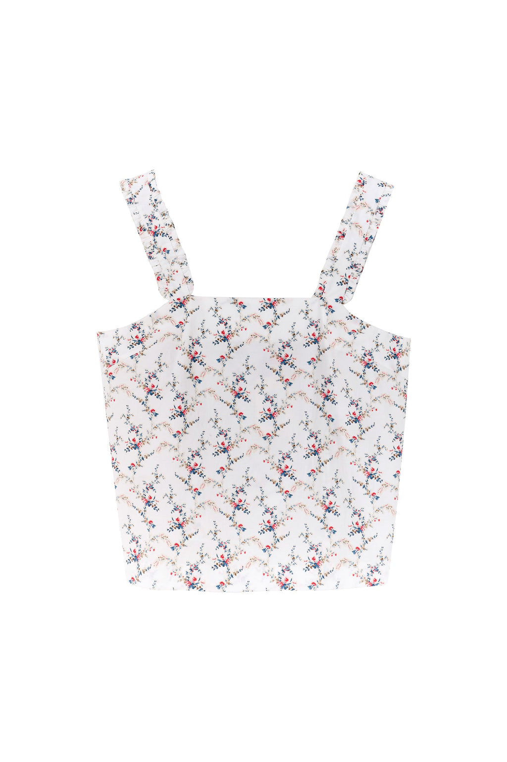 Siena Regency Print Strappy Tie Back Top