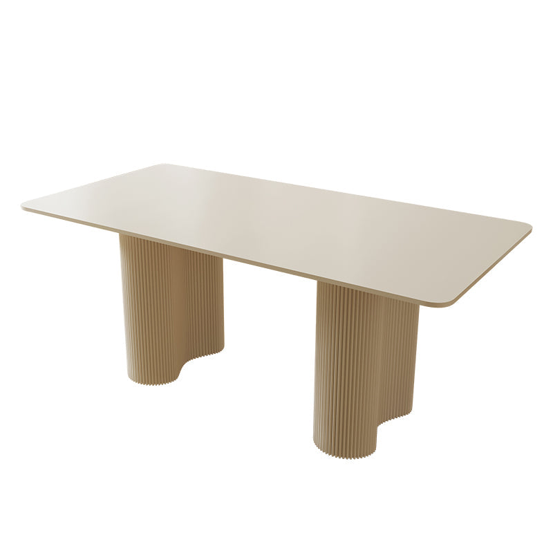 Aiden White Dining Table, Sintered Stone