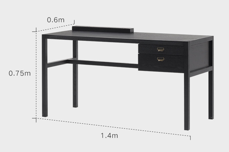 Jottergoods Office Desk, Black