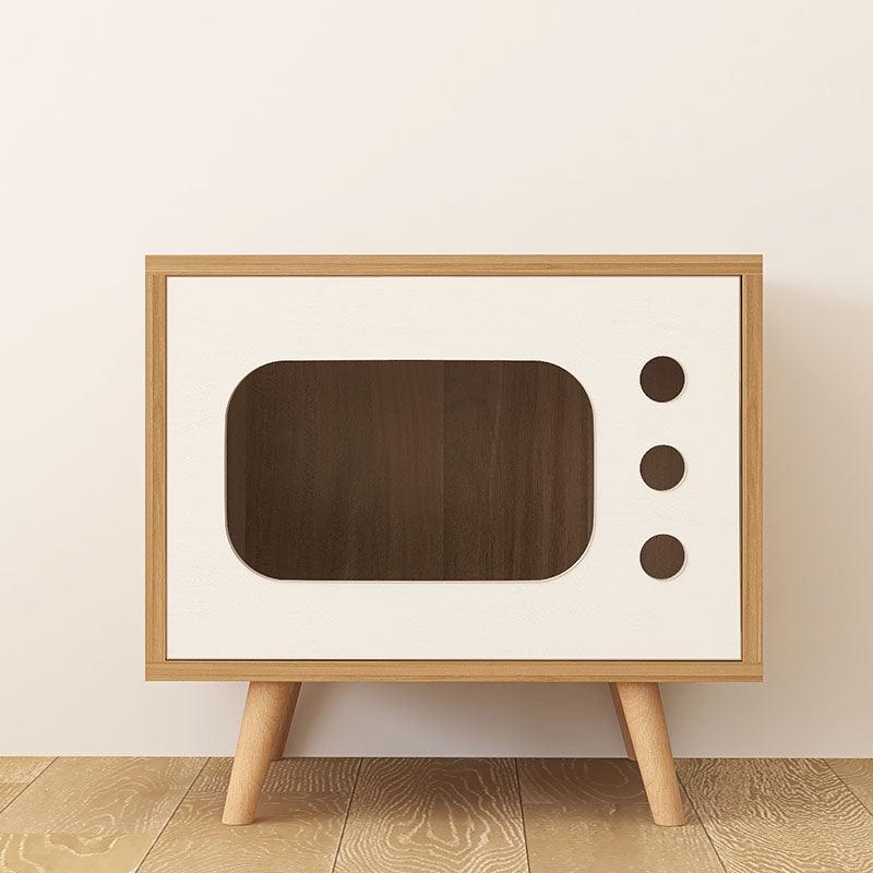 Durame Bedside Table With Pet House, Cat House