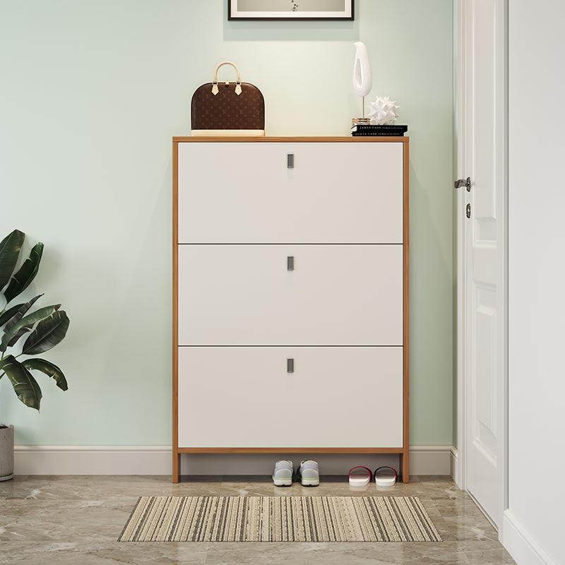 Knauss Mirrored Shoe Storage, Halllway