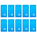 10 PCS for Sony Xperia X Compact / X Mini Rear Housing Cover Adhesive, For Sony Xperia X Compact