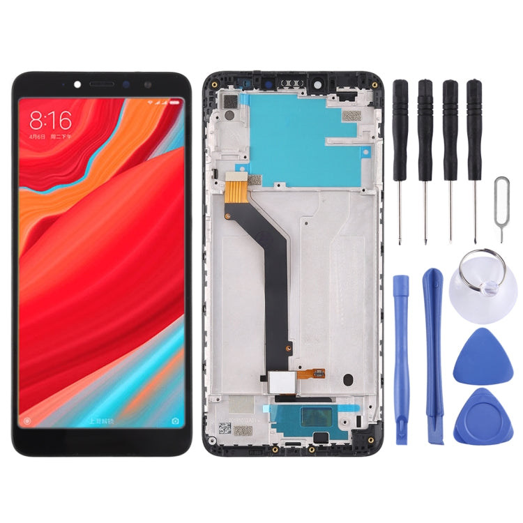 TFT LCD Screen for Xiaomi Redmi S2 / Y2 Digitizer Full Assembly with Frame(Black)