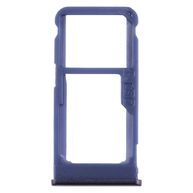 SIM Card Tray + SIM Card Tray / Micro SD Card Tray for Nokia 5.1 Plus / X5 TA-1102 TA-1105 TA-1108 TA-1109 TA-1112 TA-1120 TA-1199, For Nokia 5.1 Plus