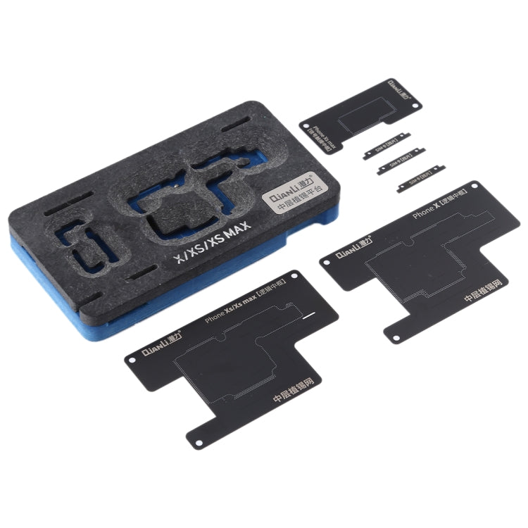 Qianli BGA Reballing Stencil Platform for iPhone X / XS / XS Max, For iPhone X / XS / XS Max