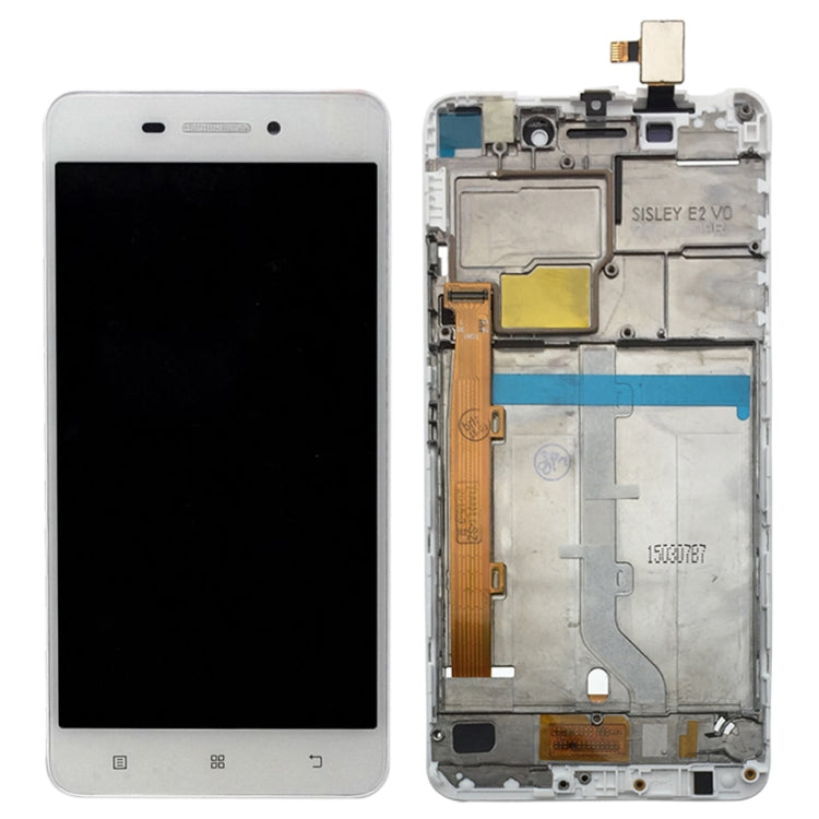 LCD Screen and Digitizer Full Assembly with Frame for Lenovo S60 S60W S60T S60A, For Lenovo S60