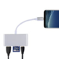 5 in 1 Micro SD + SD + USB 3.0 + USB 2.0 + Micro USB Port to USB-C / Type-C OTG COMBO Adapter Card Reader for Tablet, Smartphone, PC, 5 in 1(Silver), 5 in 1(Gold)