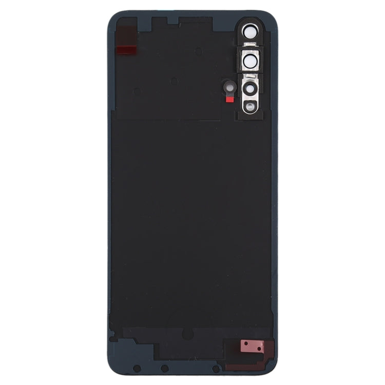 Original Battery Back Cover with Camera Lens Cover for Huawei Nova 5T(Black)