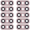 10 PCS Back Camera Lens with Adhesive for LG G6 H870/H871/H872/ LS993, LG G6 (Pink), LG G6 (Blue), LG G6 (Gold)