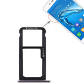 SIM Card Tray + SIM Card Tray / Micro SD Card Tray for Huawei Enjoy 6s, For Huawei Enjoy 6s