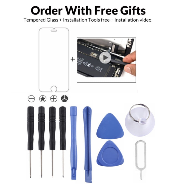 11 in 1 Repair Kits (4 x Screwdriver + 2 x Teardown Rods + 2 x Triangle on Thick Slices + 1 x Eject Pin + 1 x Chuck + 1 x Tempered Glass), 11 in 1 Repair Kits