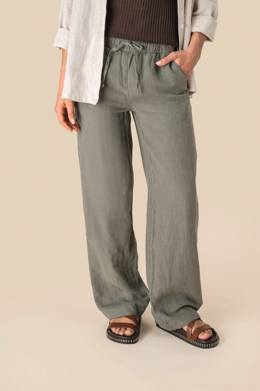 Linen Trousers: Womens