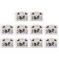 For Vivo X6s / X6s Plus 10pcs Charging Port Connector, For Vivo X6s