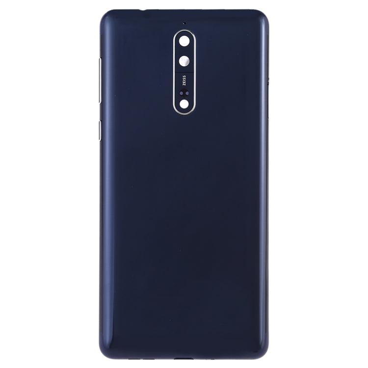Battery Back Cover with Camera Lens & Side Keys for Nokia 8, For Nokia 8, Nokia 8
