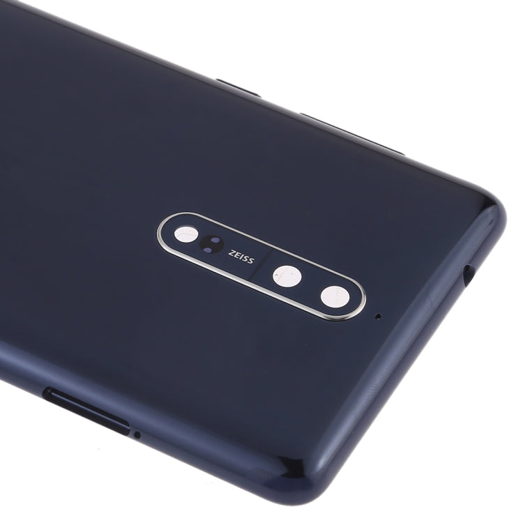 Battery Back Cover with Camera Lens & Side Keys for Nokia 8, For Nokia 8, Nokia 8
