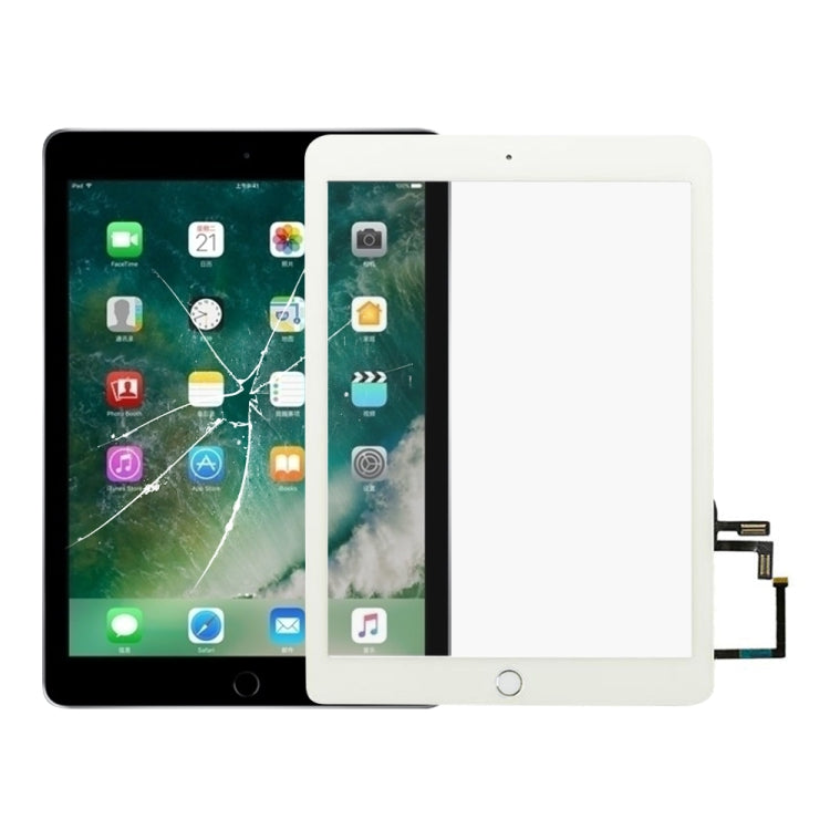 Touch Panel with Home Key Flex Cable for iPad 5 9.7 inch 2017 A1822 A1823, For iPad 9.7 inch (2017), For iPad 5 9.7 inch (2017)