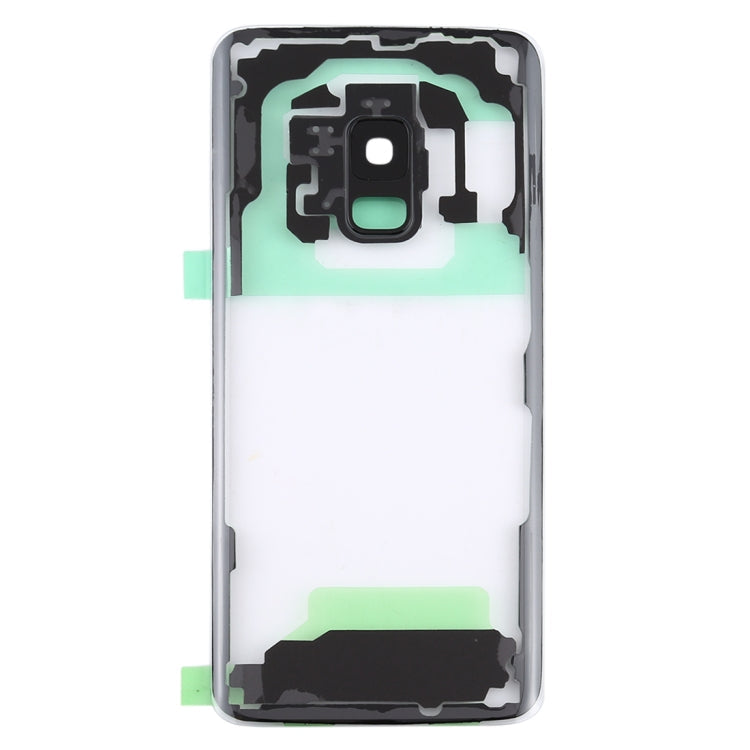 For Samsung Galaxy S9 G960F G960F/DS G960U G960W G9600 Transparent Battery Back Cover with Camera Lens Frame, For Galaxy S9