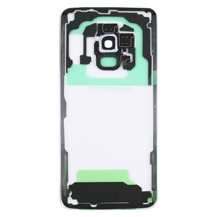 For Samsung Galaxy S9 G960F G960F/DS G960U G960W G9600 Transparent Battery Back Cover with Camera Lens Frame, For Galaxy S9