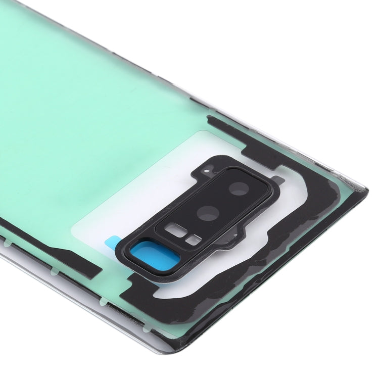 For Samsung Galaxy Note 8 / N950F N950FD N950U N950W N9500 N950N Transparent Battery Back Cover with Camera Lens Frame, For Galaxy Note 8