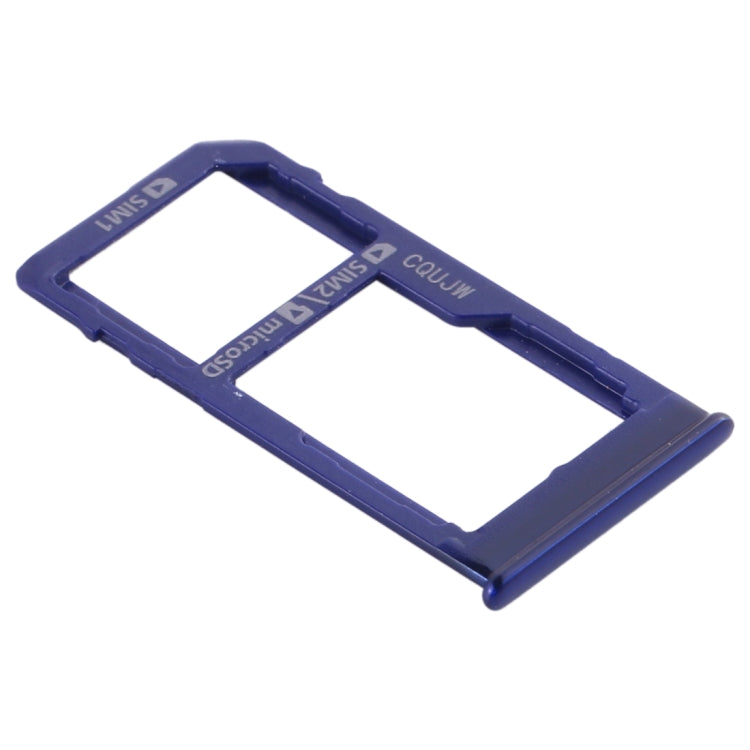 For Samsung Galaxy A60 SIM Card Tray + SIM Card Tray / Micro SD Card Tray, For Samsung Galaxy A60, For Samsung Galaxy A60 (Baby Blue)