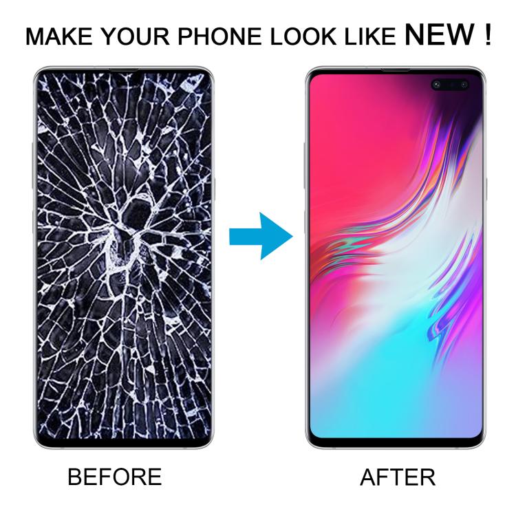 Original Dynamic AMOLED Material LCD Screen and Digitizer Full Assembly for Galaxy S10 5G, For Samsung Galaxy S10 5G (AMOLED)