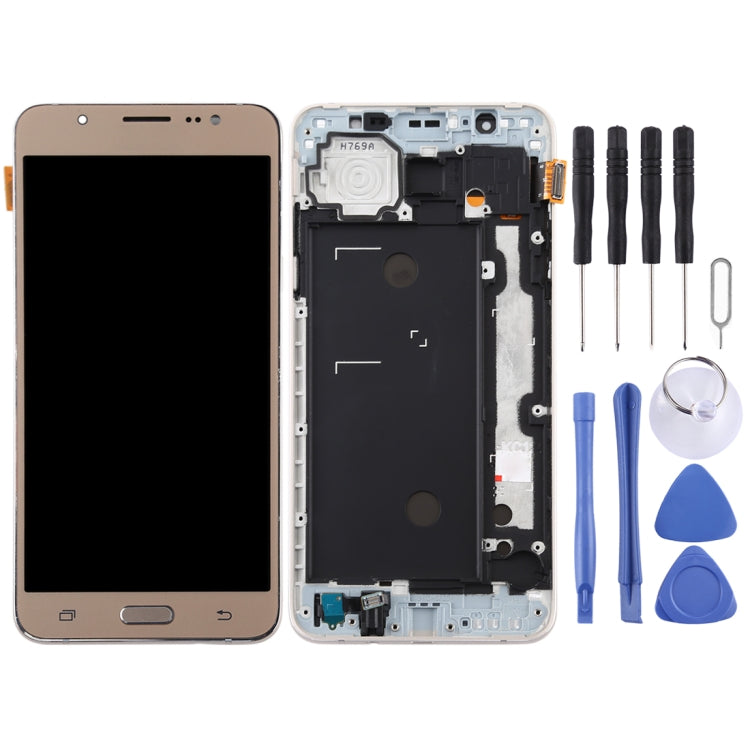 TFT Material LCD Screen and Digitizer Full Assembly with Frame for Galaxy J7 (2016) / J710F, For Galaxy J7 (2016) with Frame,TFT, For Galaxy J7 (2016) (TFT Material)