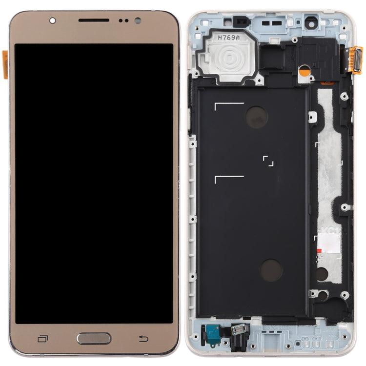 TFT Material LCD Screen and Digitizer Full Assembly with Frame for Galaxy J7 (2016) / J710F, For Galaxy J7 (2016) with Frame,TFT, For Galaxy J7 (2016) (TFT Material)
