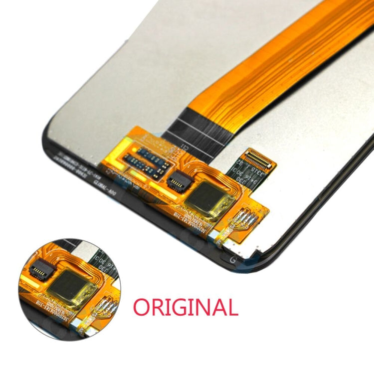 Original PLS TFT LCD Screen (Flex Cable Wide) for Samsung Galaxy A01 (Black)