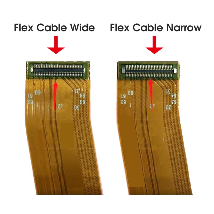 Original PLS TFT LCD Screen (Flex Cable Wide) for Samsung Galaxy A01 (Black)