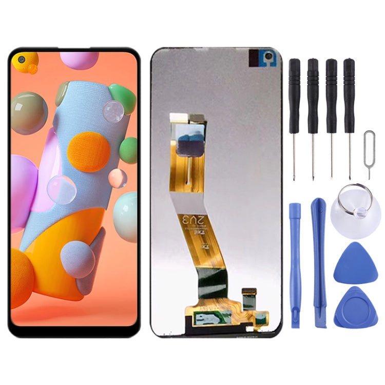 Original Super AMOLED LCD Screen for Samsung Galaxy A11 with Digitizer Full Assembly