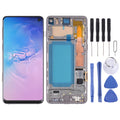 TFT LCD Screen For Samsung Galaxy S10 SM-G973 Digitizer Full Assembly with Frame,Not Supporting Fingerprint Identification(Black)