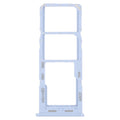 For Samsung Galaxy A23 5G SM-A236B Original SIM Card Tray + SIM Card Tray + Micro SD card tray (Blue)
