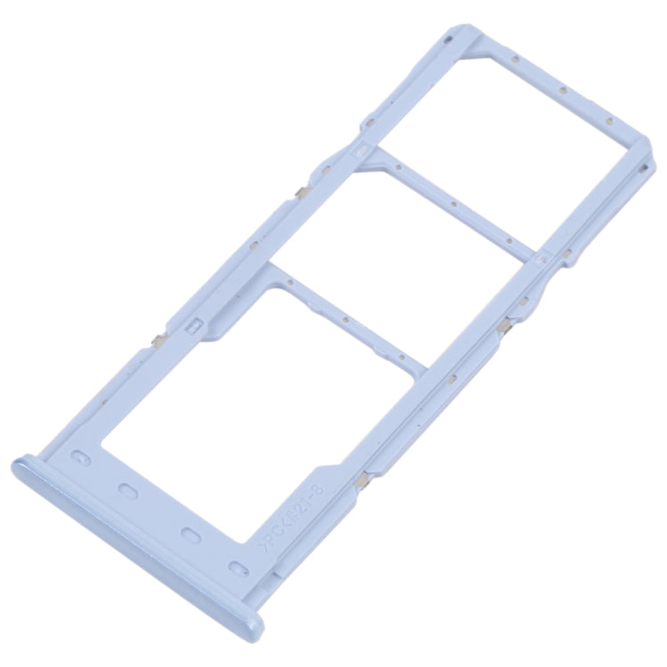 For Samsung Galaxy A23 5G SM-A236B Original SIM Card Tray + SIM Card Tray + Micro SD card tray (Blue)