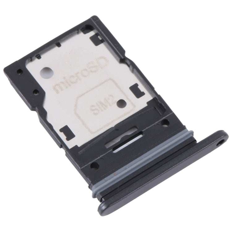 For Samsung Galaxy A54 SM-A546 Original SIM Card Tray + Micro SD Card Tray (Black)